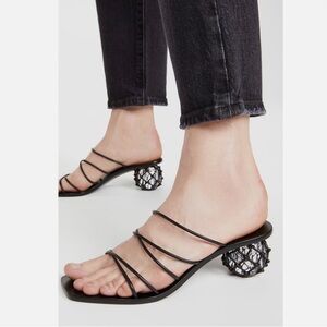 Cult Gaia Kelly Bobble Heel Strappy Sandal